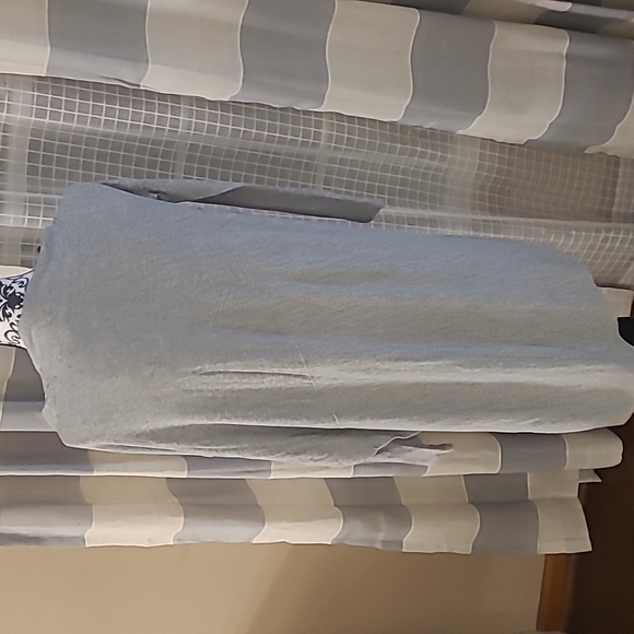 We The Free Side slit gray over sized tunic top sz XS Free People WT291 - Picture 4 of 8